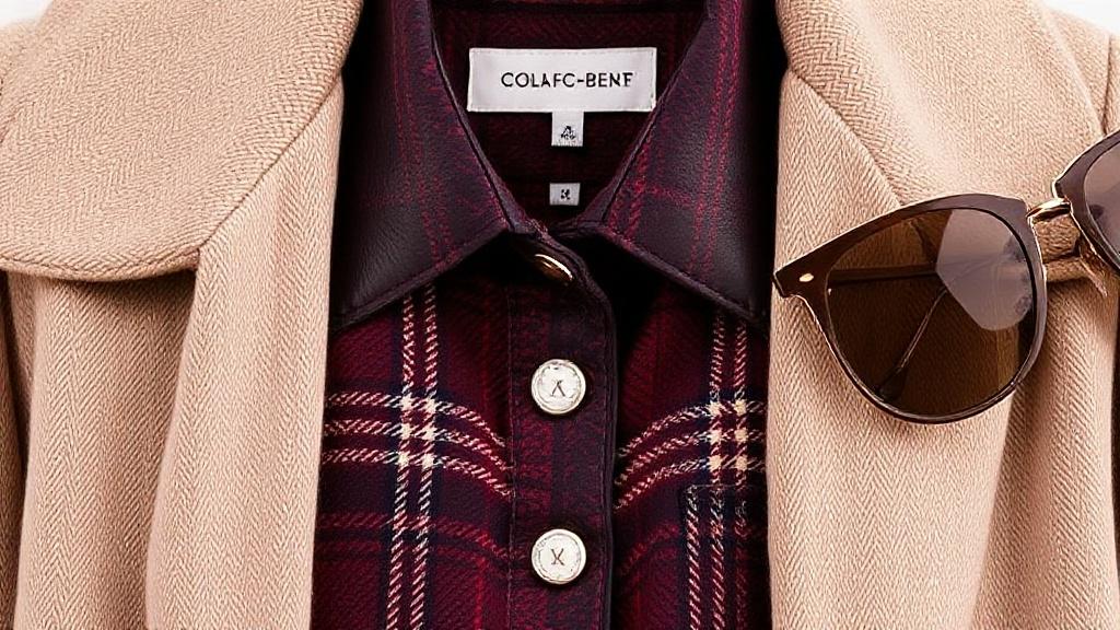 Accessoires als Blickfang einer schlichten Garderobe